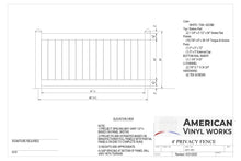 [250 Feet of Fence] 4' Tall Privacy AFC-001 Vinyl Complete Fence Package