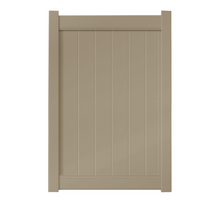 6' Tall x 4' Wide Single Swing Vinyl Gate For Vinyl Fences (AFC-013)