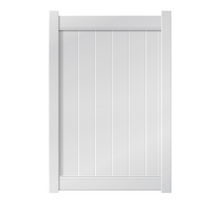 6' Tall x 4' Wide Single Swing Vinyl Gate For Vinyl Fences (AFC-013)