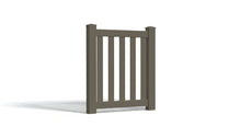 3' Tall x 3' Wide Single Swing Vinyl Gate For Vinyl Fences (AFC-16)