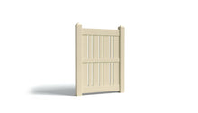 6' Tall x 3' Wide Single Swing Vinyl Gate For Vinyl Fences (AFS-23)