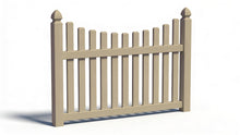 [250 Feet of Fence] 4' Tall Underscallop AFC-97 Vinyl Complete Fence Package