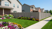 [100 Feet of Fence] 6' Tall Privacy AFC-373 Vinyl Complete Fence Package