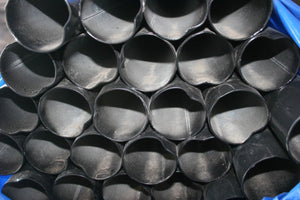 2-1/2" x .055 x 6' Residential Black Pipe for Chain Link Fences