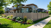 [150 Feet of Fence] 6' Tall Privacy AFC-373 Vinyl Complete Fence Package