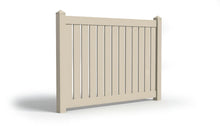 6' Tall x 8' Wide Semi-Privacy Fence Panel w/ 5-1/2" Rail For Vinyl Fences (AFC-C62)