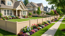 [75 Feet of Fence] 6' Tall Privacy AFC-373 Vinyl Complete Fence Package