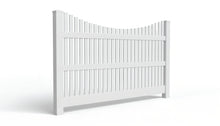 [200 Feet of Fence] 5' Tall Underscallop AFC-003 Vinyl Complete Fence Package