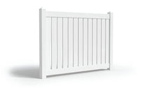 5' Tall x 8' Wide Semi-Privacy Fence Panel w/ 5-1/2" Rail For Vinyl Fences (AFC-C32)