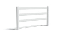 [150 Feet of Fence] 5' tall 3-Rail Ranch Rail AFC-19A Vinyl Complete Fence Package