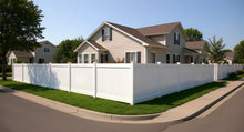 [PRICE PER FOOT] 6' Tall Privacy AFC-373 Vinyl Fence
