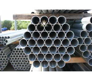 2-1/2" x .130 x 24' CR40 Commercial Galvanized Pipe for Chain Link Fences