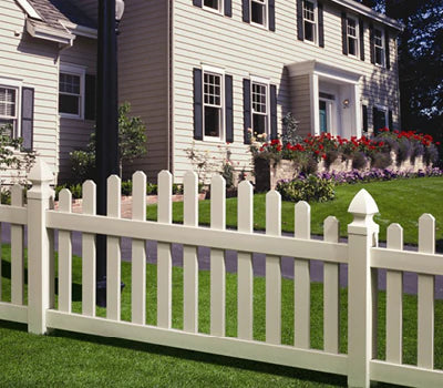 White Ribbed Picket 7/8