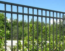 Aluminum Ornamental Flat Top Series A 3-Rail - Standard Picket