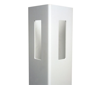 White 5" x 5" x 8' Routed Corner Post afc-030