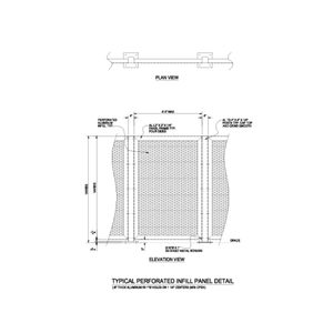 Perforated Metal Panel